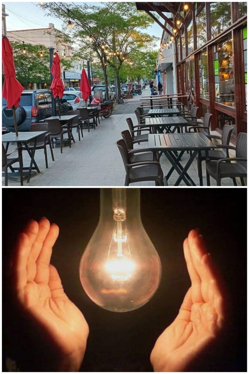 Tarifas de luz y comercios en peligro